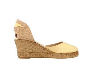Clara Duran, Femme, Chaussures, Jaune, Taille: 35 EU Compensées élégantes avec semelle sombre