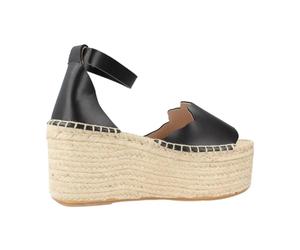 Clara Duran - Sandales Compensées Plateforme - Femme - Chaussures - Noir - Taille: 39 EU