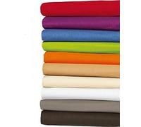 Clara - TAIE D OREILLER 65X65 CM COULEUR ROUGE 100% COTON GAMME