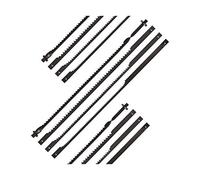 Claral 12pcs 4" 105mm Lames de scie à chantourner Épinglé Bois Lame Fit for Dremel Moto Saw Claral (Outer Diameters : Fine Wood)