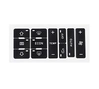 Claral for Audi A2 / A3 8L A/C Bouton de réparation Fix Kit Faded Laides Voiture Autocollants Voiture de contrôle de l'air Condition Commutateur Autocollants de réparation des Boutons Claral