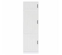 Clarence* Armoire de cuisine Lucca - Meuble cuisine/Grande Capacité - blanc bois d'ingénierie EU848629