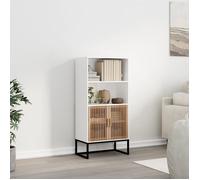 Clarence* Bahut Meuble de rangement - Buffet blanc 60x35x125 cm ,Bois d'ingénierie &Europ7325361