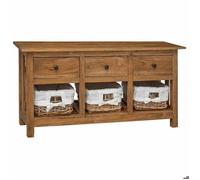 Clarence* Buffet - Bahut Meuble de rangement,,Bois d'acajou massif 100x30x50 cm &Europ2203858