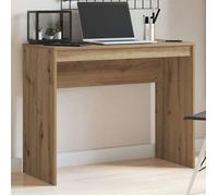 CLARENCE® Bureau informatique - Table chêne artisanal - 90x40x72 cm - bois d'ingénierie LL0173