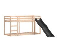 CLARENCE® Cadre de lit superposé - Lit enfant/2 places - avec toboggan et échelle sans matelas - 90x200 cm LV230