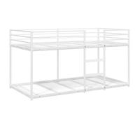 CLARENCE® Cadre de lit superposé - Lit enfant/2 places - sans matelas - blanc 75x190 cm acier LV500