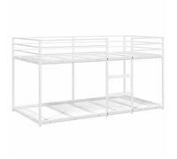 CLARENCE® Cadre de lit superposé - Lit enfant/2 places - sans matelas - blanc 90x190 cm acier LV499
