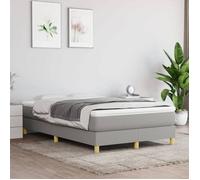 CLARENCE® Cadre de lit - (Taille unique) - Lit simple - sans matelas - gris clair 120x200 cm - tissu LV1914