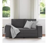 Clarence* Canapé Loveseat Canapé d'angle/Sofa - 2 positions - Gris 120 cm en simili cuir EU755423