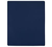 Clarence* Drap-housse Jersey - SOLOMON - Bleu marine 160x200 cm Coton &Europ54171