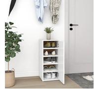 Clarence* Étagère de Rangement/ Armoire pour chaussures - SOLOMON - Blanc 32x35x70 cm ,Bois d’ingénierie &Europ8190860