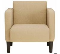 CLARENCE® Fauteuil Simple - Chaise de canapé - style exceptionnel - accoudoirs gris-vert 54 cm tissu velours côtelé LV5500