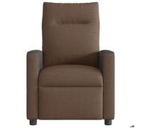 CLARENCE® Fauteuil TV/Chaise de salon/ Fauteuil inclinable - 1 PLACE - Marron Tissu LV4414