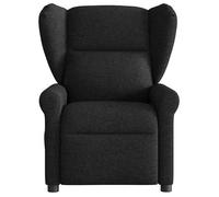 CLARENCE® Fauteuil TV/Chaise de salon/ Fauteuil inclinable - 1 PLACE - Noir Tissu LV4365