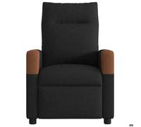 CLARENCE® Fauteuil TV/Chaise de salon/ Fauteuil inclinable - 1 PLACE - Noir Tissu LV4405