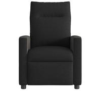 CLARENCE® Fauteuil TV/Chaise de salon/ Fauteuil inclinable - 1 PLACE - Noir Tissu LV4413