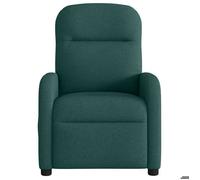 CLARENCE® Fauteuil TV/Chaise de salon/ Fauteuil inclinable - 1 PLACE - Vert foncé Tissu LV4303