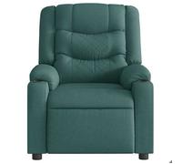 CLARENCE® Fauteuil TV/Chaise de salon/ Fauteuil inclinable - 1 PLACE - Vert foncé Tissu LV4398