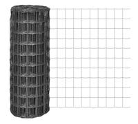 Clarence* Grillage de jardin - SOLOMON - Clôture euro Acier 10 x 1 m Gris &Europ4758828