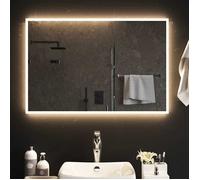 Clarence* Miroir Mural cosmétique,Miroir de salle de bain à LED 90x60 cm &Europ6650002