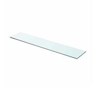 Clarence* Panneau d’étagère Verre transparent,Tablette en verre de salle de bain,70 x 15 cm &Europ8776821