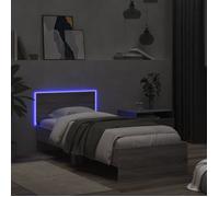 CLARENCE® Structure de lit - Pour Adulte ou enfant - sans matelas - avec lumières LED - 90x200 cm LV753