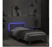 CLARENCE® Structure de lit - Pour Adulte ou enfant - sans matelas - avec lumières LED - 90x200 cm LV771