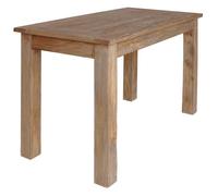 CLARENCE® Table à manger - 2/4/6 personnes - bois d'acajou massif 120x60x77 cm - LL284