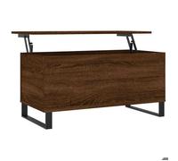CLARENCE® Table basse - Petite Table d'appoint - Chêne marron 90x44,5x45 cm Bois d'ingénierie ll4755