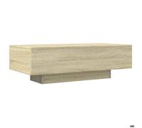 CLARENCE® Table basse - Petite Table d'appoint - chêne sonoma 100x49,5x31 cm bois d'ingénierie ll3996