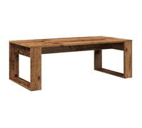 CLARENCE® Table basse - Petite Table d'appoint - vieux bois 102x50x35 cm bois d'ingénierie ll2504