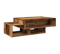 CLARENCE® Table basse - Petite Table d'appoint - vieux bois 105x55x32 cm bois d'ingénierie ll3344