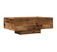 CLARENCE® Table basse - Petite Table d'appoint - vieux bois 85x55x31 cm bois d'ingénierie ll4981