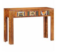 CLARENCE® Table console, Table d'appoint, Table d'Entrée, 110x35x75 cm bois massif d'acacia ll1178