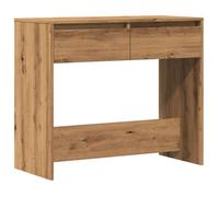 CLARENCE® Table console, Table d'appoint, Table d'Entrée, chêne artisanal 89x41x76,5 cm bois d'ingénierie ll960