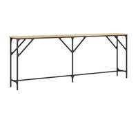 CLARENCE® Table console, Table d'appoint, Table d'Entrée, chêne sonoma 200x29x75 cm bois d'ingénierie ll933