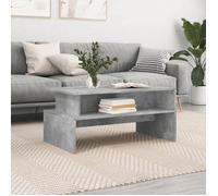 Clarence* Table d'appoint - petite table Basse,gris béton 90x55x42,5 cm ,Bois d'ingénierie &Europ7881515