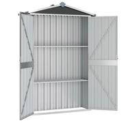 Clarence - TOP* Hangar/Maison/ Abri de jardin - Anthracite 116x45x175 cm Acier galvanisé EU8311