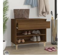 Clarence - TOP* Porte chaussures/ Armoire à chaussures - Chêne marron 70x36x60 cm - bois d'ingénierie EU4073