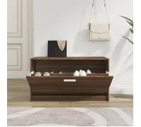 Clarence - TOP* Porte chaussures/ Banc à chaussures - Chêne marron 80x24x45 cm - bois d'ingénierie EU4482