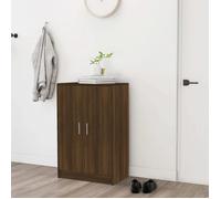 Clarence - TOP* Porte chaussures/ Meuble à chaussures - Chêne marron 60x35x92 cm - bois d'ingénierie EU1766