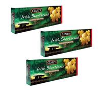 Clare's® | Biscotti Scozzesi Puro Burro - 3 x 135 Gr | Biscotti al Burro | Astuccio Biscotti a Forma di Trifoglio