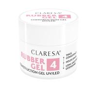 Claresa Rubber Gel Construction Gel UV/LED vernis à ongles gel pour des ongles longs teinte 04 45 g