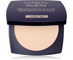 Claresa Care All Day Protective Stone Pressed Powder poudre fixante SPF 30 teinte Universal 10 g