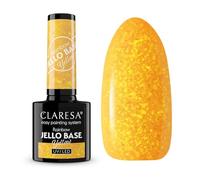 Claresa Rainbow Jello Base 2-en-1 Vernis Hybride Taches Jaune Jaune 5g