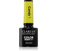 Claresa SoakOff UV/LED Color Candy vernis à ongles gel teinte 1 5 g