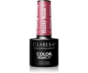 Claresa SoakOff UV/LED Color Dusty Rose vernis à ongles gel teinte 5 5 g