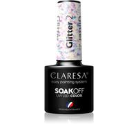 Claresa SoakOff UV/LED Color Glitter vernis à ongles gel teinte 2 5 g