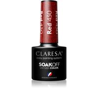 Claresa SoakOff UV/LED Color Rainbow Explosion vernis à ongles gel teinte Red 430 5 g